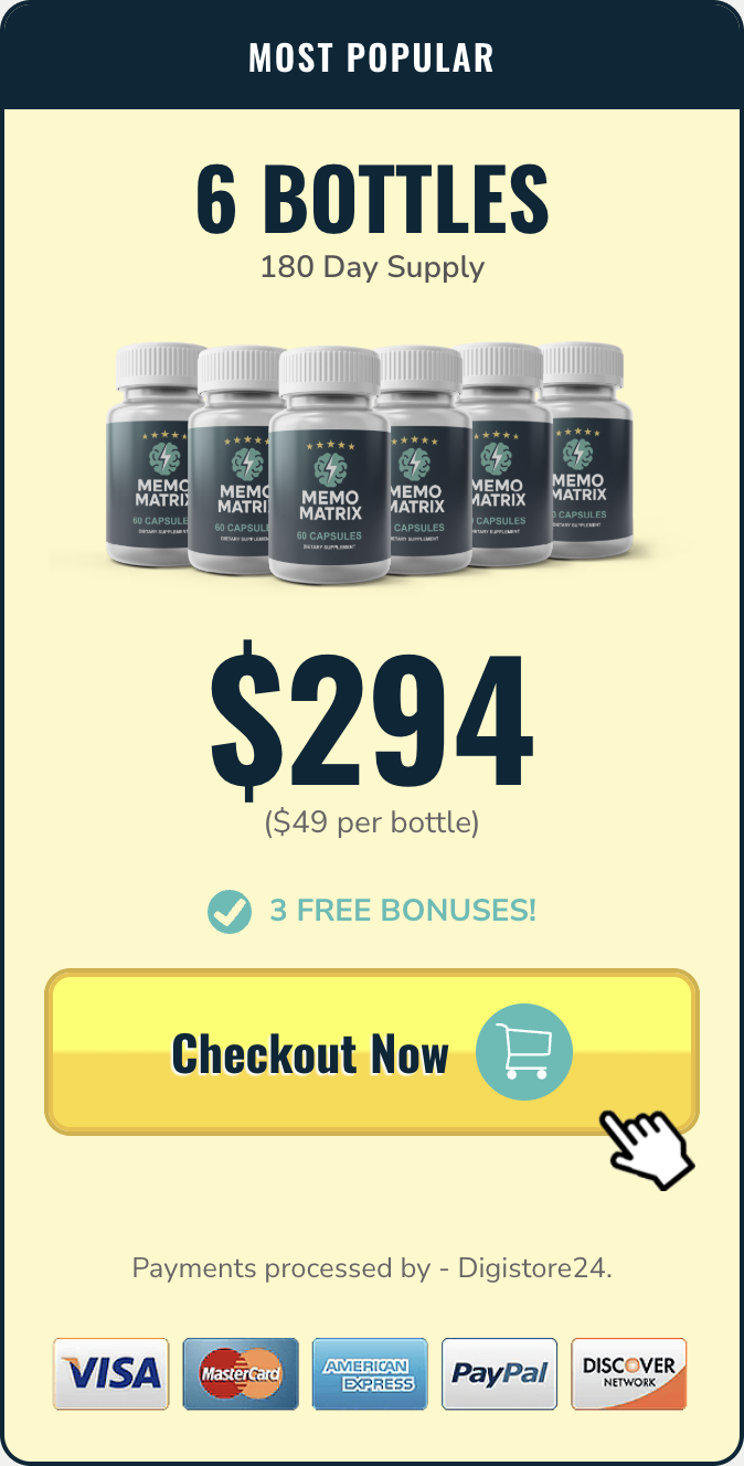 Memo Matrix 180 day supply